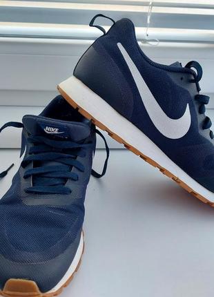 Кроссовки nike runner р 42 (8.5us) 26.5 см темно-синие1 фото