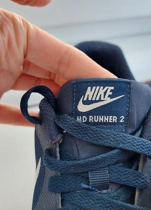 Мужские кроссовки nike runner р 42 (8.5us) 26.5 см темно-синие5 фото