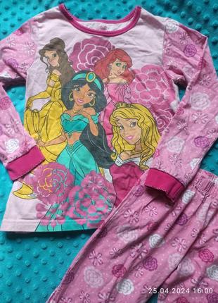 Пижама disney с принцессами 116 размер2 фото