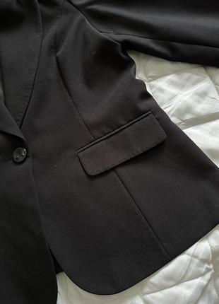 Піджак чорний жіночий4 фото