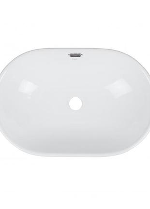 Раковина qtap leo 590x400x170 white qt11114028wn