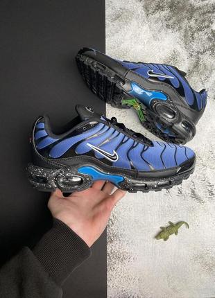 Кроссовки мужские легкие nike air max tn plus blue стильные синие спортивные кроссовки найк айр макс на лето5 фото