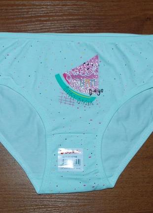5 шт трусики 10-11 рост 146-152 донелла donella арбуз
