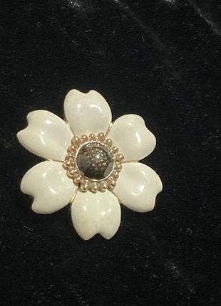 Брошь винтаж металл эмаль
