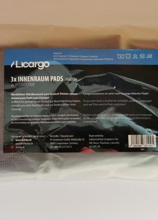 Licargo® innenraum pads_губка из микрофибры (3 шт.)9 фото