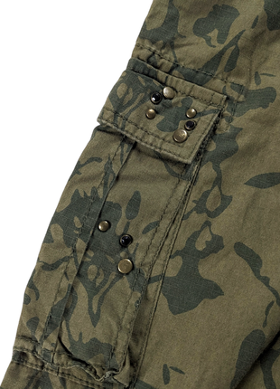 Ix-o awg mode center женские  винтажные широкие камуфляжные штаны карго милитари5 фото