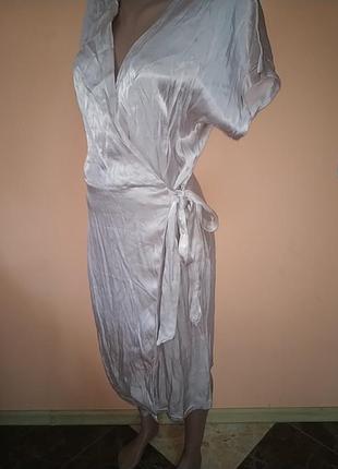 Атласное платье 2