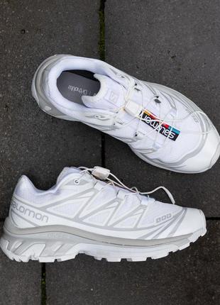 Кроссовки женские бежево белые salomon lab xt 6 брендовые удобные летние кросы стильная обувь на лето саломон6 фото