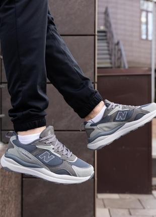 Кросівки чоловічі new balance running сірі літні кроси нью беланс чоловічі легкі кросівки для бігу