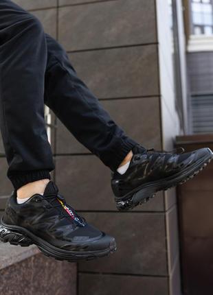 Кроссовки черные salomon s lab xt 6 удобные качественные кросы на лето стильная брендовая обувь саломон