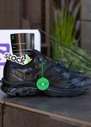 Кроссовки черные salomon s lab xt 6 удобные качественные кросы на лето стильная брендовая обувь саломон4 фото