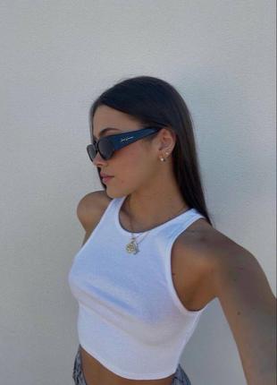 3️⃣2️⃣0️⃣грн топ майка в рубчик американка