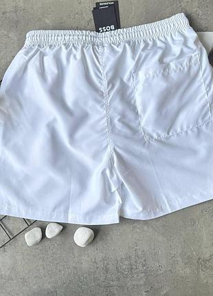 Плавательные шорты boss мужские белые пляжные короткие шорты для мужчин летние шорты...