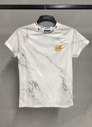 Футболка burton біла з принтом s 83190849