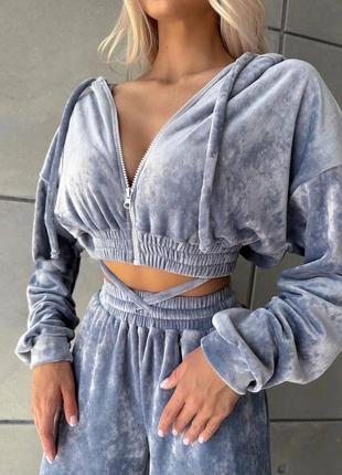 Велюровий спортивний костюм3 фото