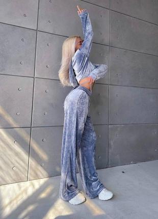 Велюровий спортивний костюм7 фото