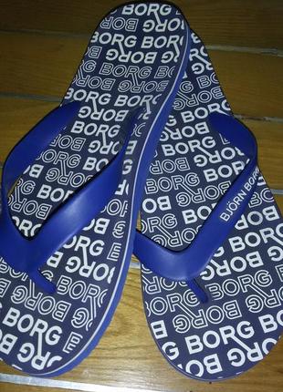 Вьетнамки швецкого бренда bjorn borg размер 41 (27,5 см)2 фото