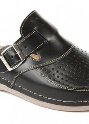 Сабо анатомічні чоловічі ledi anatomic 802 (чорний, 42)