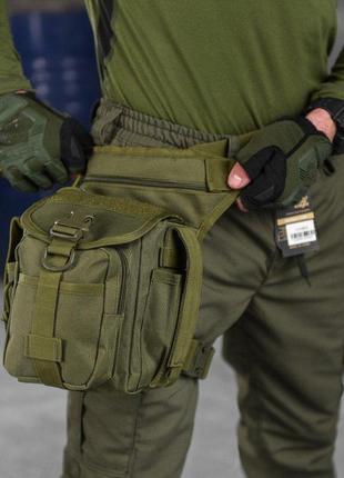 Сумка набедренная silver knight olive (229) вт6751