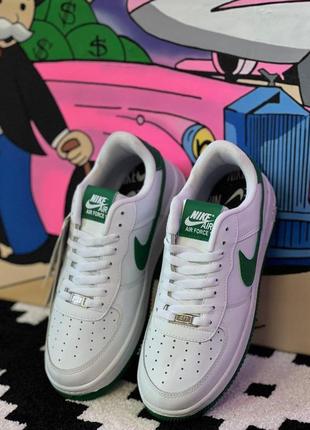 Nike air force 1 white/green 37