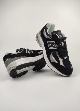 Кроссовки нью баланс new balance 2002r black white