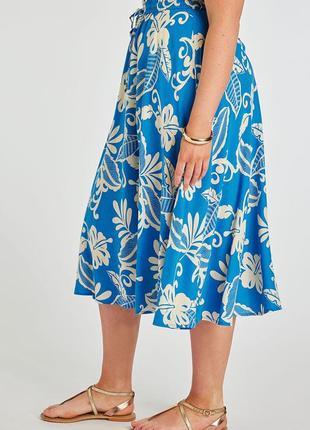 Эффектная летняя юбка-миди bomarche 20 размер4 фото