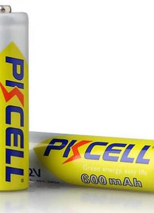 Акумулятор pkcell 1.2v aa 600mah nimh rechargeable battery, 2 штуки у блістері ціна за блістер, q