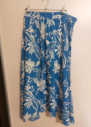Эффектная летняя юбка-миди bomarche 20 размер9 фото