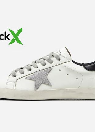 Жіночі шкіряні кросівки golden goose superstar  37