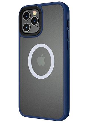Tpu+pc чохол metal buttons with magsafe для apple iphone 13 pro max (6.7") 2
