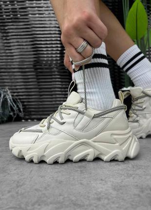 Жіночі кросівки літні бежеві