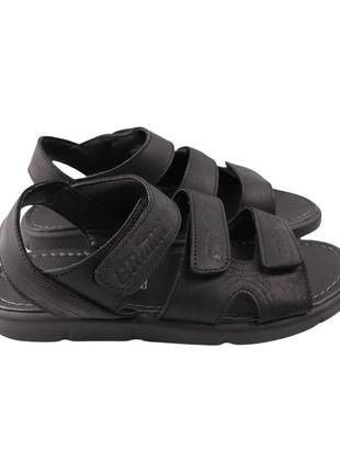 Сандалі чоловічі brionis чорні натуральна шкіра, 40