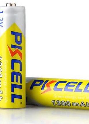 Акумулятор pkcell 1.2v aa 1300mah nimh rechargeable battery, 2 штуки у блістері ціна за блістер, q