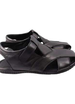 Сандалі чоловічі ridge чорні натуральна шкіра, 40