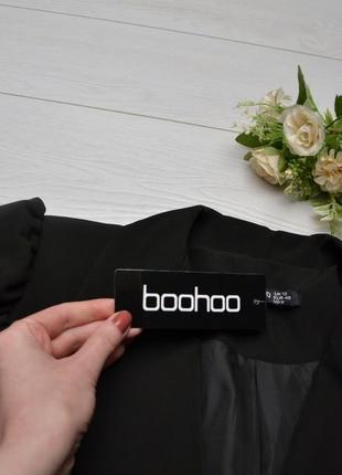 Чудовий чорний піджак boohoo.3 фото