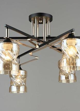 Люстра декоративна sirius b a4056/6 bk+fgd