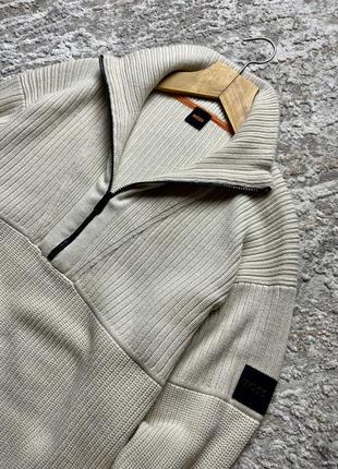 Мужской классический джемпер свитер hugo boss orange кофта2 фото