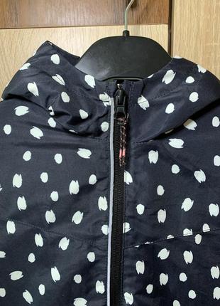 Куртка ветровка черная с белым f&amp;f 7-8 лет2 фото