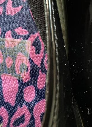 Балетки туфли лаковые черные детские женские 36 37 размер мер джайн с перемычкой пряжкой новые5 фото