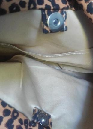 Сумка с леопардовым принтом 4