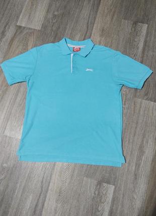 Мужская футболка / slazenger / поло / мужская одежда /