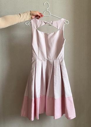 Платье вечернее розовое2 фото