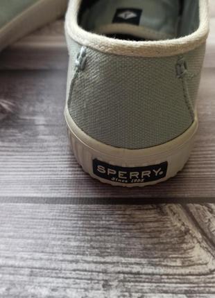 Текстильні кеди на липучках sperry4 фото