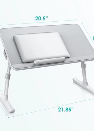 Столик для ноутбука vhg al30 grey 17`` 520 x 300мм4 фото