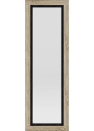 Дзеркало настінне гербор сара lus60 дуб сонома + антрацит (grb-1100)