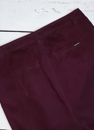 1+1=3 отличная темно-фиолетовая юбка карандаш до колен cecil, размер 48 - 503 фото