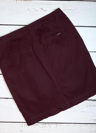 1+1=3 отличная темно-фиолетовая юбка карандаш до колен cecil, размер 48 - 506 фото