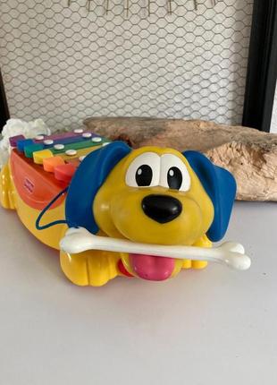 Детский ксилофон, игрушка каталка, fisher price