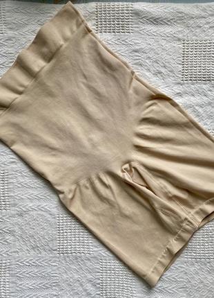 Коригувальні безшовні повітропроникні бежеві шортики шорти стяжка панталони s-m3 фото