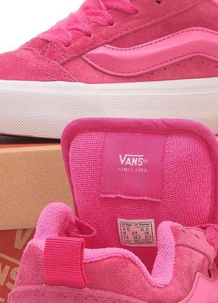 Топ 🔥 замшевые кеды vans knu pink8 фото